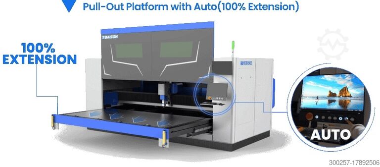 Laserschneidmaschine BAISON Laser M3 3kW 3x1.5m compact laser cutting