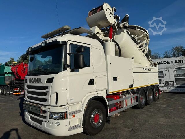 Usisno vozilo Scania R480 Combi, Wiedemann Super 2000 (16m3) + Recyc...