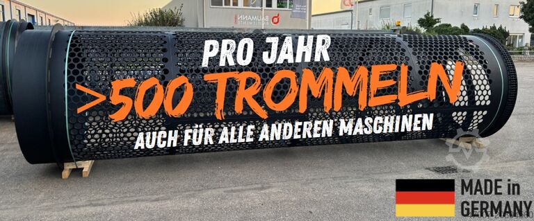 Zeef trommel geschikt voor Doppstadt SM718 MADE IN GERMANY Siebtrommel SM718 / RV80mm / t=10mm