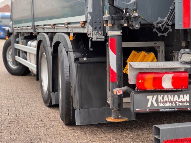 Grua montada em camião MERCEDES-BENZ 2545 Actros 5 L  Baustoffkran HMF  TOP