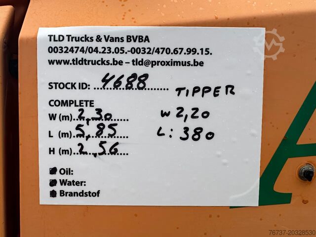 Ανατροπή 3 όψεων Mercedes-Benz LK 814 **GERMAN TRUCK-FULL STEEL-4CYL**