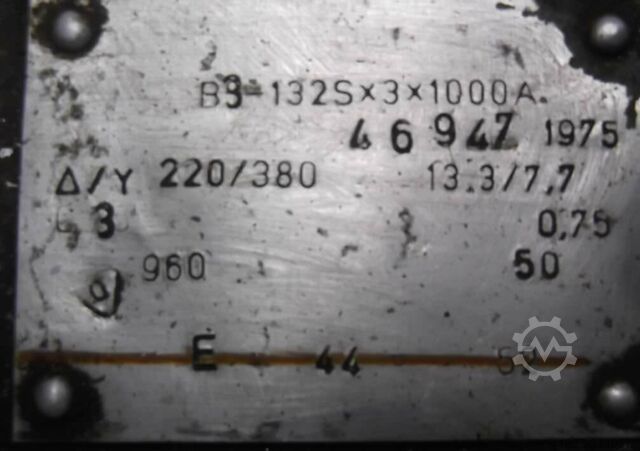 Silnik elektryczny 3 kW 950 obr/min ATM B3-132Dx3x1000A