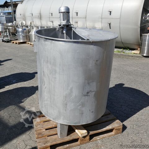Serbatoio di miscelazione da 700 litri in V2A con agitatore a elica  9903