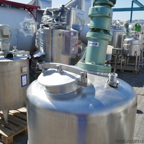 Réservoir agitateur de 180 litres en acier inoxydable V2A avec agitateur à hélice  9900