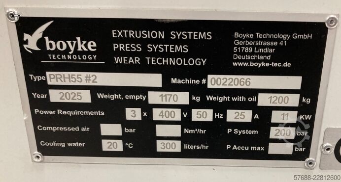 Extrudersysteem – Extrusiesystemen Boyke Plastifizierer PRH55