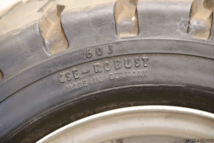 Neumáticos de caucho macizo Continental CSE-Robust 200/50-10  SC 10  RIM 6.50 F