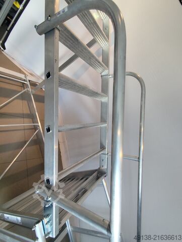 Quick scaffold aluminium platform staircase EUROKRAFT 302107