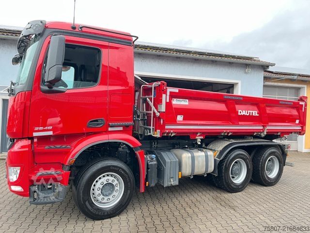 Three-sided tipper truck MERCEDES-BENZ Arocs  2648 6x4 Dautel Bordmatik Retarder