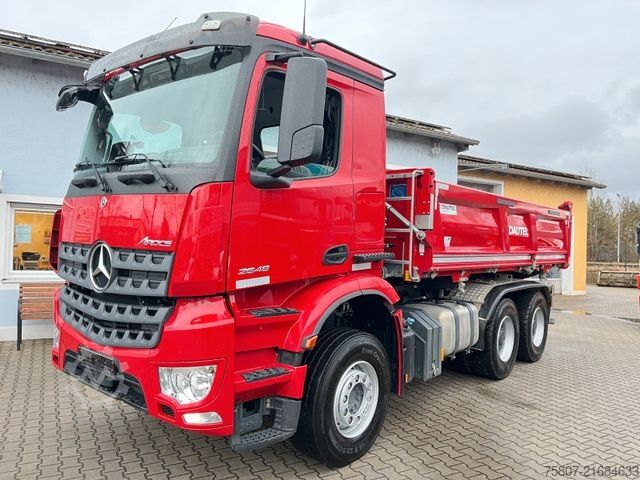Three-sided tipper truck MERCEDES-BENZ Arocs  2648 6x4 Dautel Bordmatik Retarder