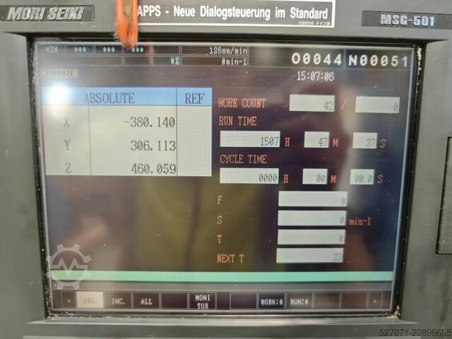 Vertical machining center Moriseiki NV-5000 A5