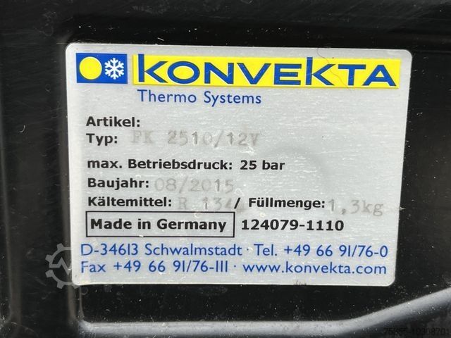 Hűtőfelépítményes furgon OPEL Vivaro 1.6 CDTi L2H1 Klima NAVI Konvekta FK2510