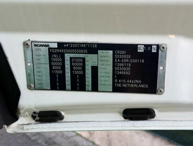 Standard tractor unit SCANIA R410 RETARDER 2x TANKS 775.000 KM TOP CONDITION