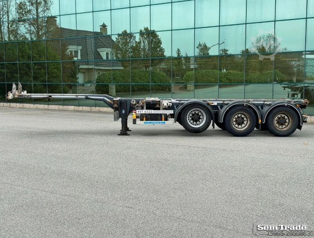 Swap body semitrailer D-TEC VCC-01 FT-LS-S DRUM BRAKES LIFT AXLE FRONT+MIDDL