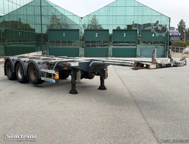 Swap body semitrailer D-TEC VCC-01 FT-LS-S DRUM BRAKES LIFT AXLE FRONT+MIDDL