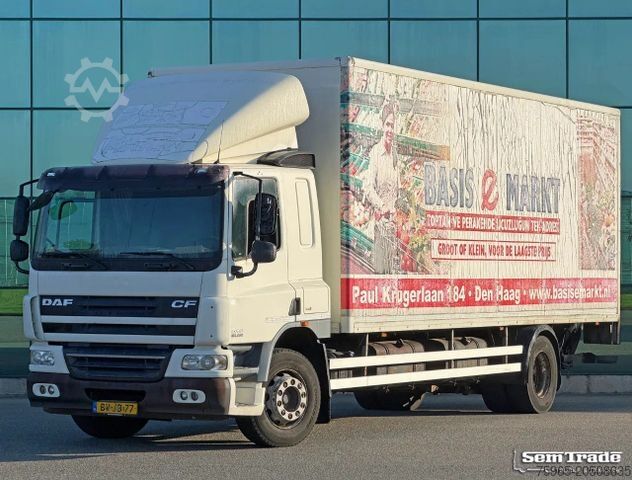 Box truck DAF CF 65 EURO 5 ONLY 202.000 KM TAIL LIFT HOLLAND-T