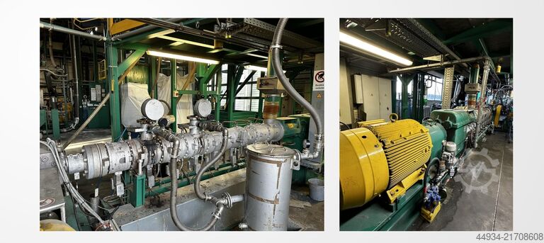 Complete compounding line with UWG Krauss Maffei, ECON ZE60 A mit ECON EUP 600 UWG