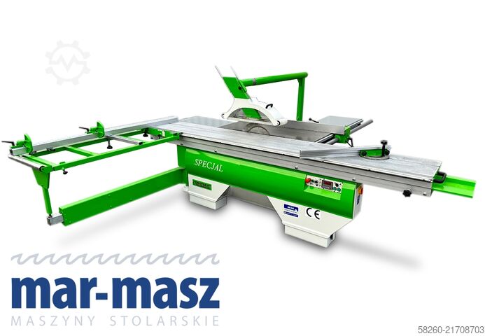 Sliding panel saw with scorer REMA DMMS-40/340