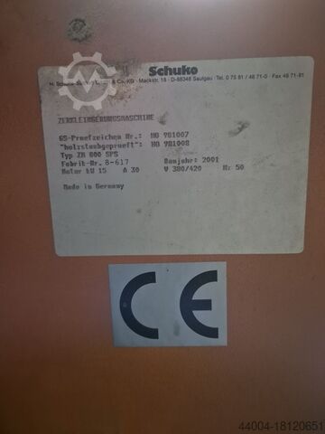 Rivningsmaskin för trä Schuko ZM 800 SPS