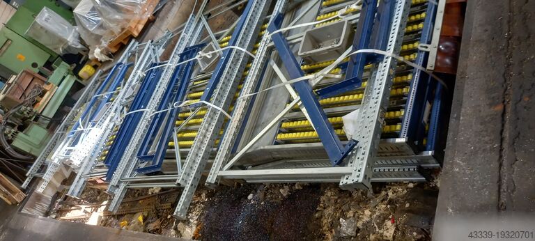 7 stk. kolli gennemløbsreoler 7.Stück SSI Schäfer KDR