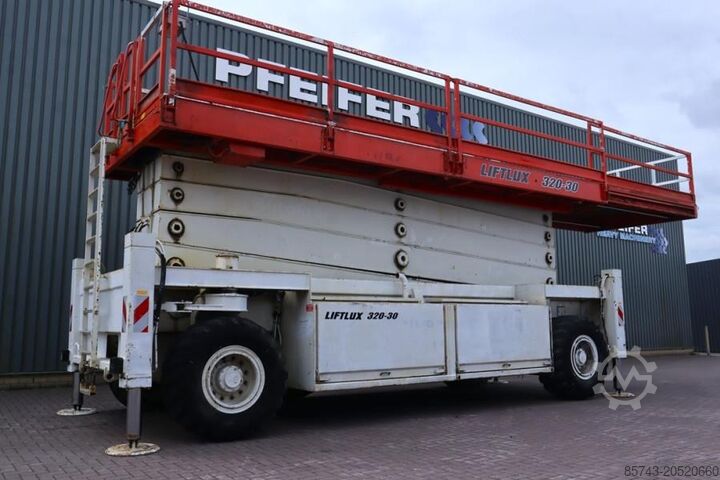Schaarlift Liftlux SL320-30DS Diesel, 4x4 Drive, 34m Working Height,