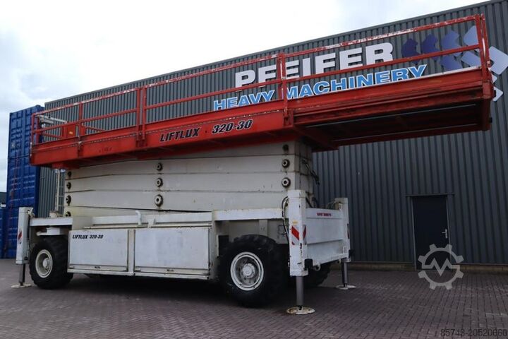 Schaarlift Liftlux SL320-30DS Diesel, 4x4 Drive, 34m Working Height,