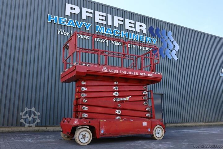 Schaarlift PB LIFT S171-16E Electric, 17.3m Working Height, 400k
