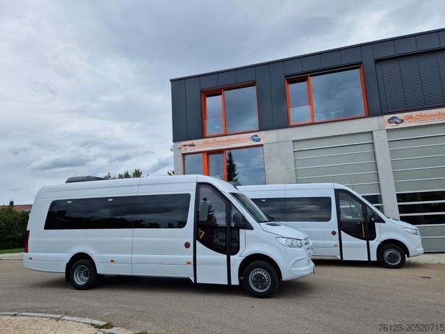 Minibüs MERCEDES-BENZ 515 Sprinter 22 Schlafsessel Vorlauffahrzeug 2x