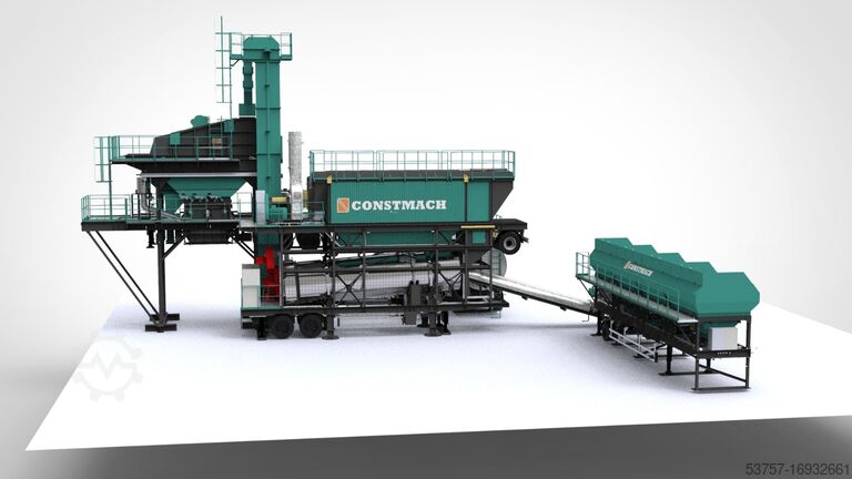 Mobile Asphaltmischanlage Mobile asphalt mix plant Mobile asphalt mix plant