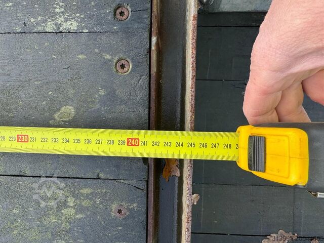 BE-Auflieger VELDHUIZEN P 27-3, BE Oplegger Semi , 6,5 Ton