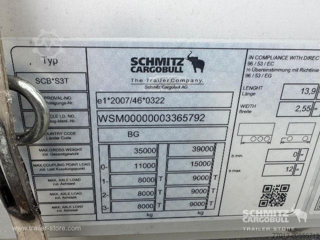 Semiremorcă deschisă cu prelată Schmitz Cargobull Curtainsider Standard