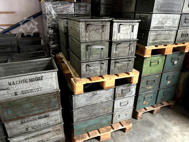 Velká zásoba přepravek Schäfer Schäfer Crates