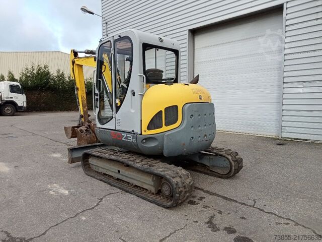Minirypadlo < 7t Wacker Neuson 50Z3 with 3 excavator buckets
