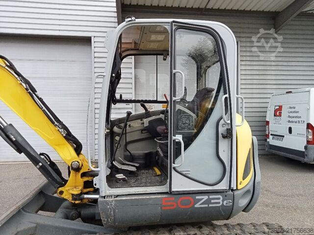 Minirypadlo < 7t Wacker Neuson 50Z3 with 3 excavator buckets