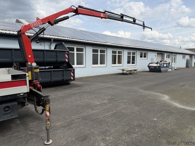 Pick-up varevogn Fuso 3C13 Pritsche 2.85m Heckladekran 3xhydr. 1xmech.