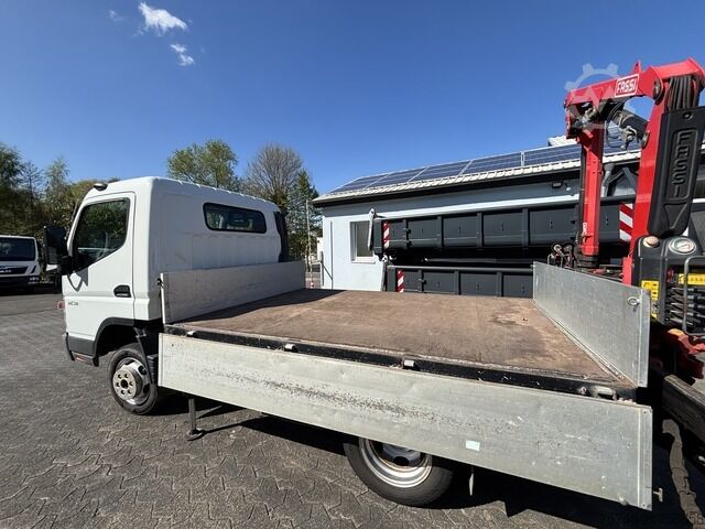Pick-up varevogn Fuso 3C13 Pritsche 2.85m Heckladekran 3xhydr. 1xmech.
