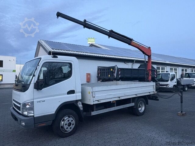 Furgonetka pick-up Fuso FUSO 7C18 Canter Pritsche 3.55m Kran 2x hydr.