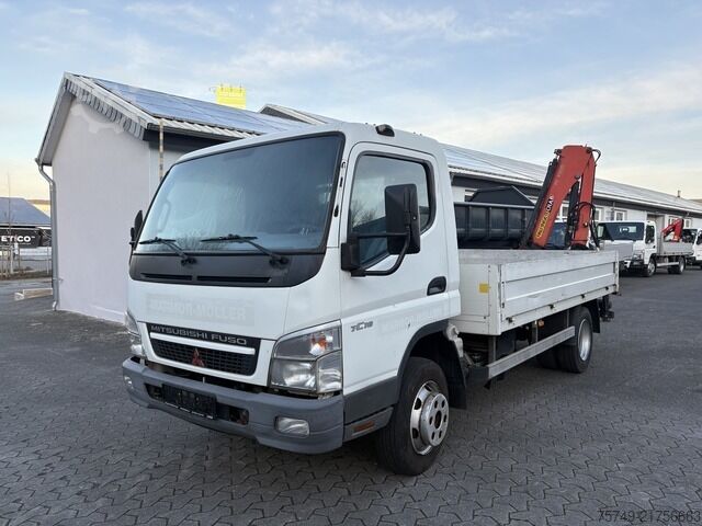 Furgonetka pick-up Fuso FUSO 7C18 Canter Pritsche 3.55m Kran 2x hydr.