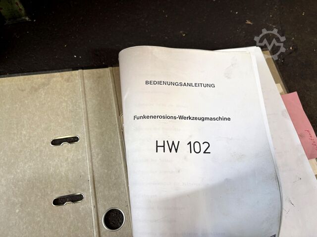 Električno pražnjenje mašina WALTER HW 102