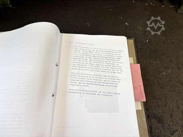 Električno pražnjenje mašina WALTER HW 102