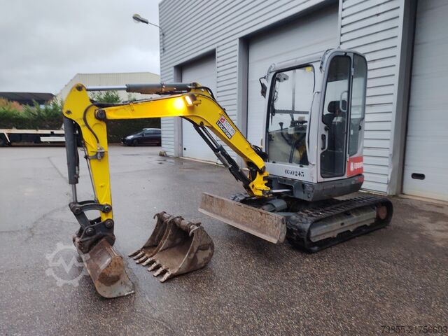 Minigraafmachine < 7t Wacker Neuson EZ28 with 3 excavator buckets
