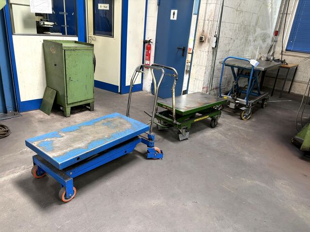 Partia wózków platformowych z regulacją wysokości Platform Carts Height-adjustable