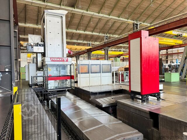 Centre d’usinage CNC à portique mobile et aléseuse à plaques Fermat WRF Mill