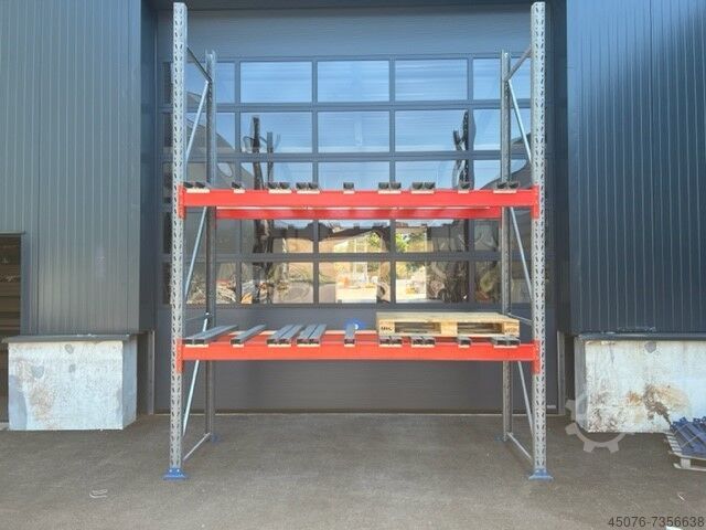 24 strekkende meter SSI Schäfer Palflex palletstelling 24 lfm Palettenregal SSI Schäfer Palflex H 4 m T 105 cm Auflast/Fach 2400 kg