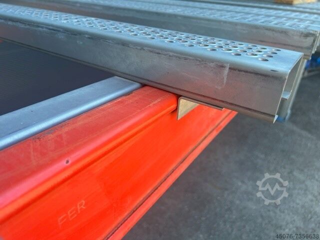 24 strekkende meter SSI Schäfer Palflex palletstelling 24 lfm Palettenregal SSI Schäfer Palflex H 4 m T 105 cm Auflast/Fach 2400 kg