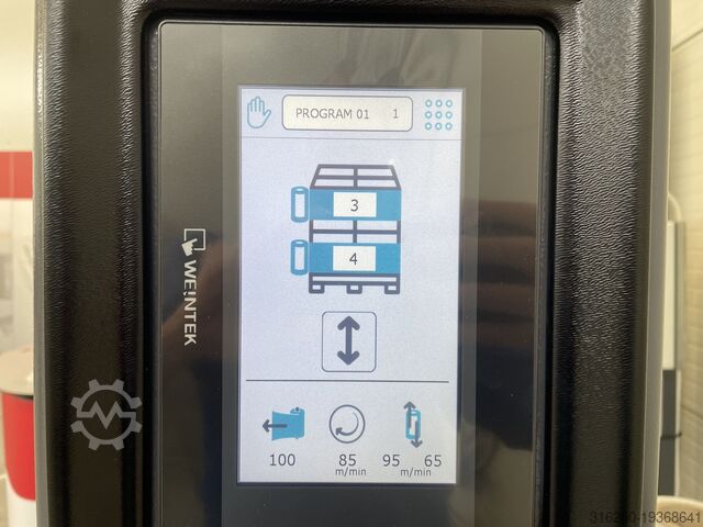 Palletwikkelaar Draaitafel spannen ATLANTA mit. Autom. Folienanlegen MYTHO S - NEU Arya - Mast 2400 mm - 200%