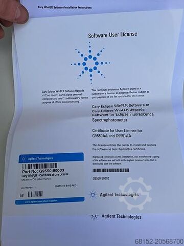 Agilent Cary Eclipse fluorescentiespectrometer Agilent Eclipse