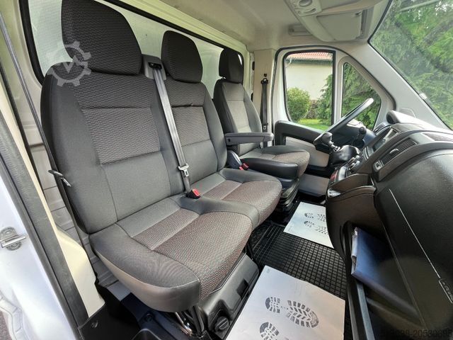 Vrachtwagen met bakwagen PEUGEOT Boxer XXL KOFFER LBW LUFTFEDERUNG KAMERA 1.HAND