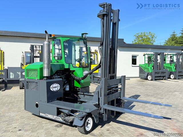 Four-way forklift Combilift C3000 / DIESEL / DUPLEX 4100 / FREE-LIFT