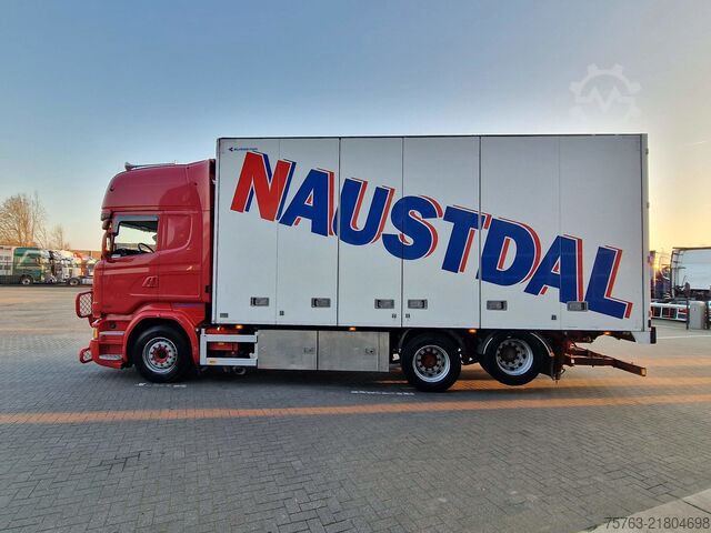 Mala Scania R580 V8 Topline 6x2 - Box with sidedoors - Reta...