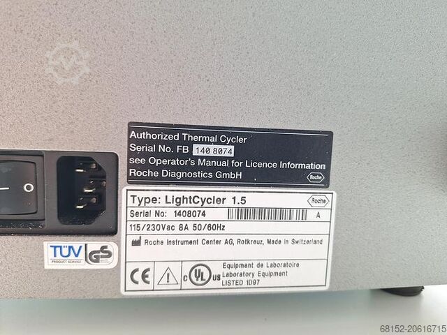 Roche LightCycler 1.5 thermocycler Roche LightCycler 1.5